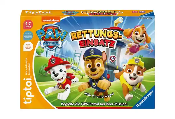 Bild 1 von RAVENSBURGER »PAW Patrol Rettungseinsatz« tiptoi® Lernspiel