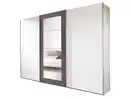 Bild 1 von Schwebetürenschrank mit Spiegel - weiß - grau 270 cm - MINDEN