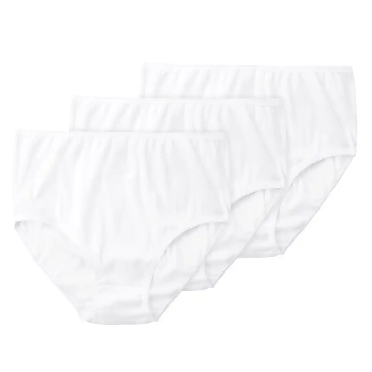 Bild 1 von 3 Damen Slips mit Mäusezähnchen-Spitze WEISS