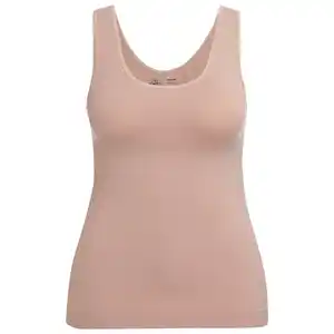 Damen Shapewear-Unterhemd mit breiten Trägern BEIGE