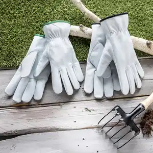 Powertec Garden Winter-Ziegenlederhandschuhe