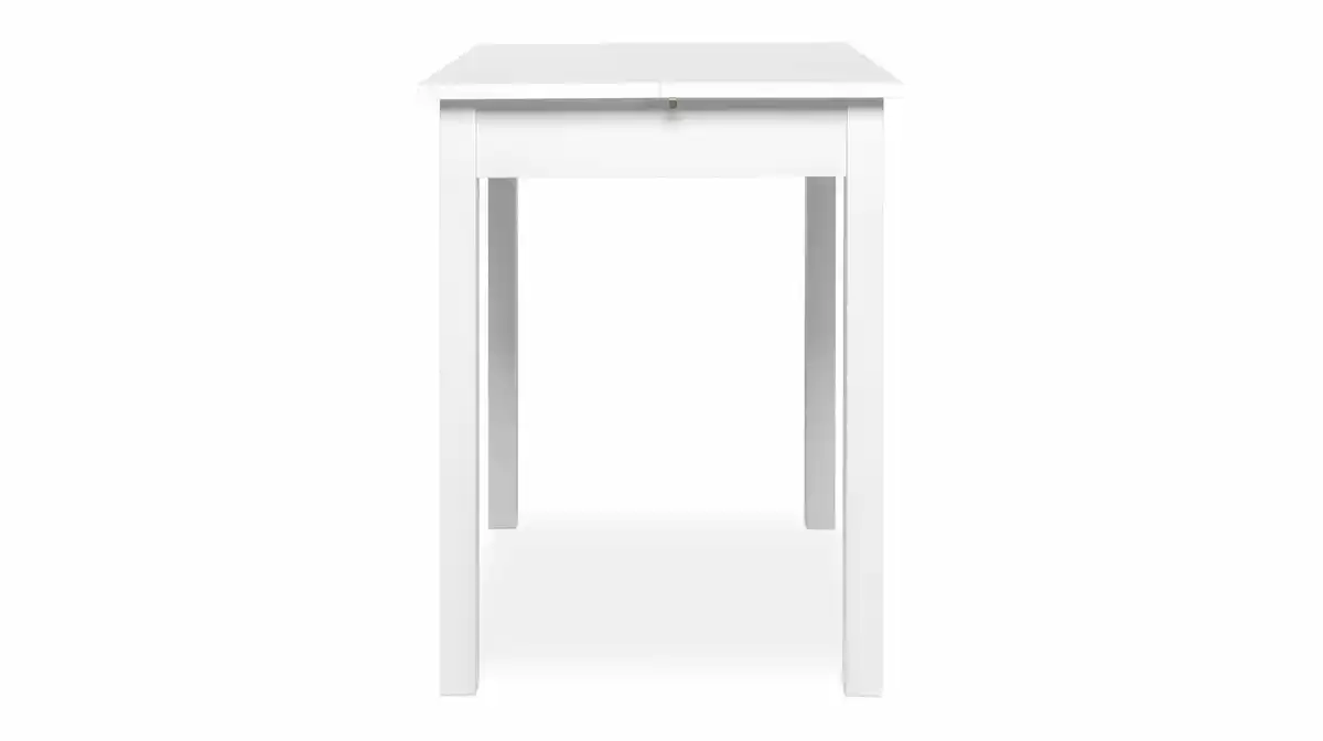 Bild 1 von Esstisch 80 - 120 cm ausziehbar weiß - COBURG