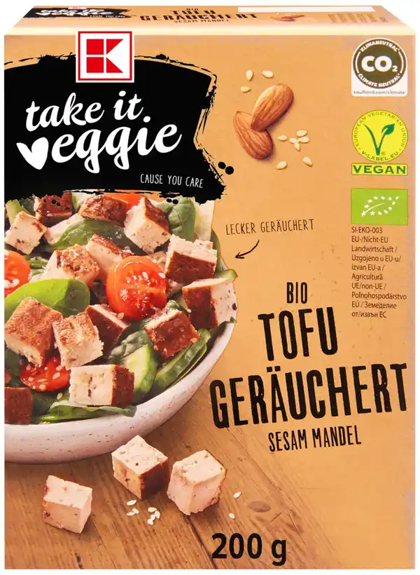 Bild 1 von K-TAKE IT VEGGIE Bio-Tofu, 200-g-Packg.