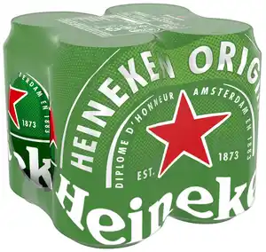 HEINEKEN Premium Lager, 4 x 0,33-l-Dose