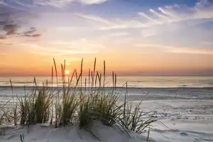 Keilrahmen Sonnenuntergang am Meer 60 x 90