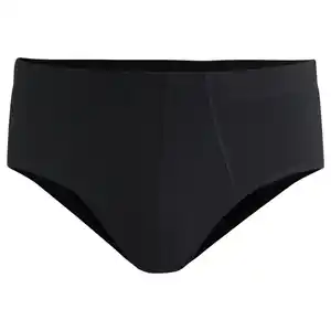 Herren Slip unifarben SCHWARZ