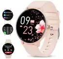 Bild 1 von Joautrial Smartwatch für Damen Herren mit Bluetooth Anruf, 1.39“ Smart Watch mit Herzfrequenz Schlafmonitor, Kalorien Schrittzähler, 100+ Sportmodus, Fitnessuhr Uhr für Android iOS