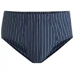 Herren Slip mit Streifen DUNKELBLAU