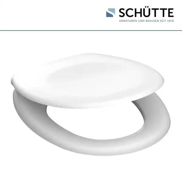 Bild 1 von SCHÜTTE Duroplast WC-Sitz Weiß ca. 37,5 x 44,5 cm