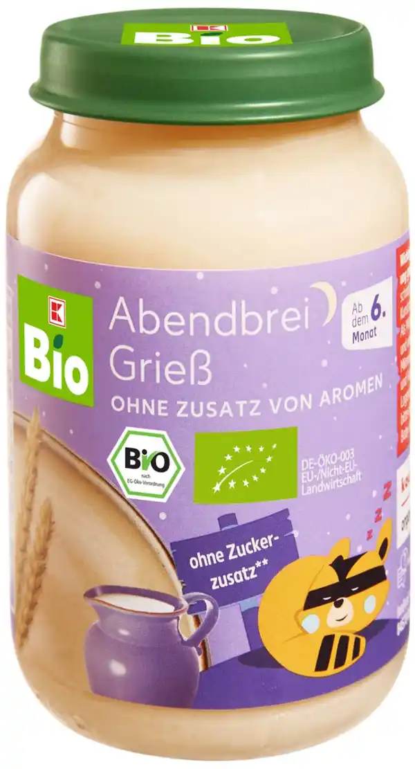 Bild 1 von K-BIO Bio-Baby-Abendbrei, 190-g-Glas