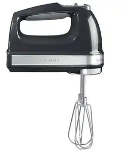 KitchenAid Handmixer Schwarz, Kunststoff