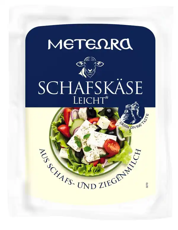 Bild 1 von METEORA Griech. Schafskäse leicht, 150-g-Packg.