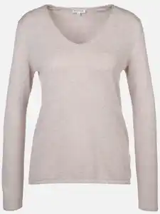 Damen Pullover mit V-Ausschnitt Braun