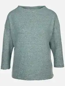 Damen Flauschshirt Türkis