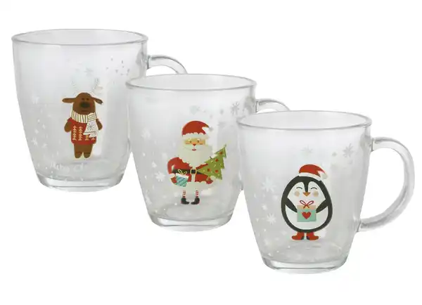 Bild 1 von Weihnachtliche Glastasse 300ml