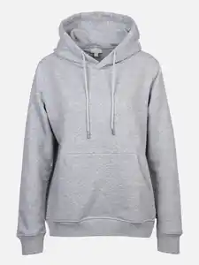 Damen Sweatshirt mit Kapuze Grau