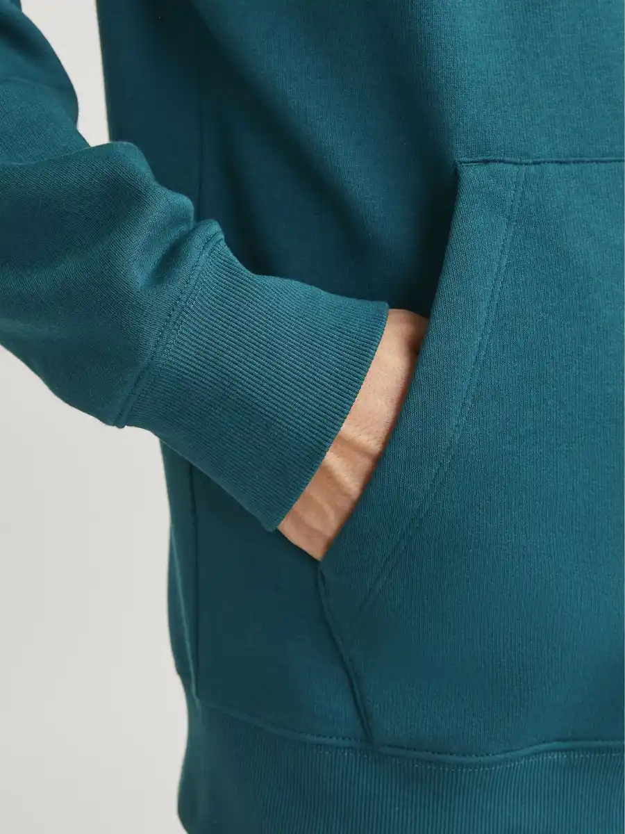 Bild 3 von Jack&Jones 12233972 JJESTAR JJ SWEAT HOOD Hoodie Grün