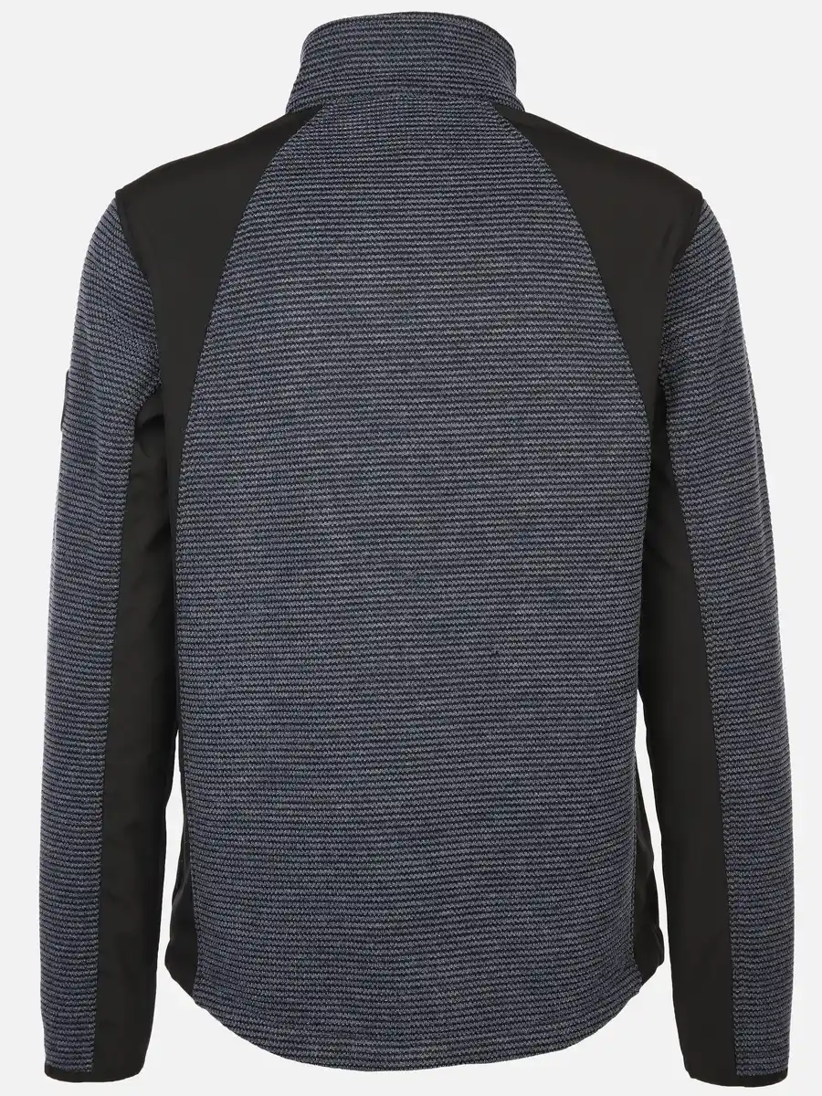 Bild 2 von Herren Strickfleece Jacke Blau