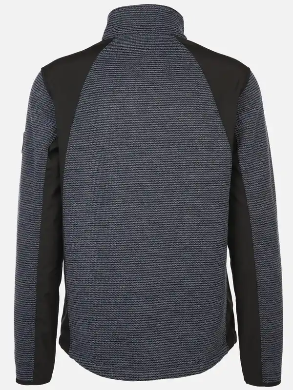 Bild 2 von Herren Strickfleece Jacke Blau
