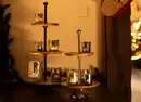 Bild 1 von Etagere aus Mangoholz 3-stöckig 58cm Schwarz
