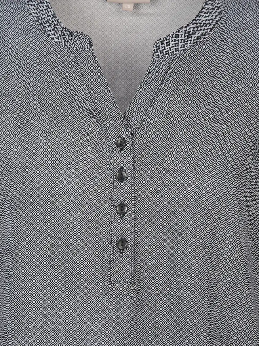 Bild 3 von Damen Bluse mit Alloverprint Marine