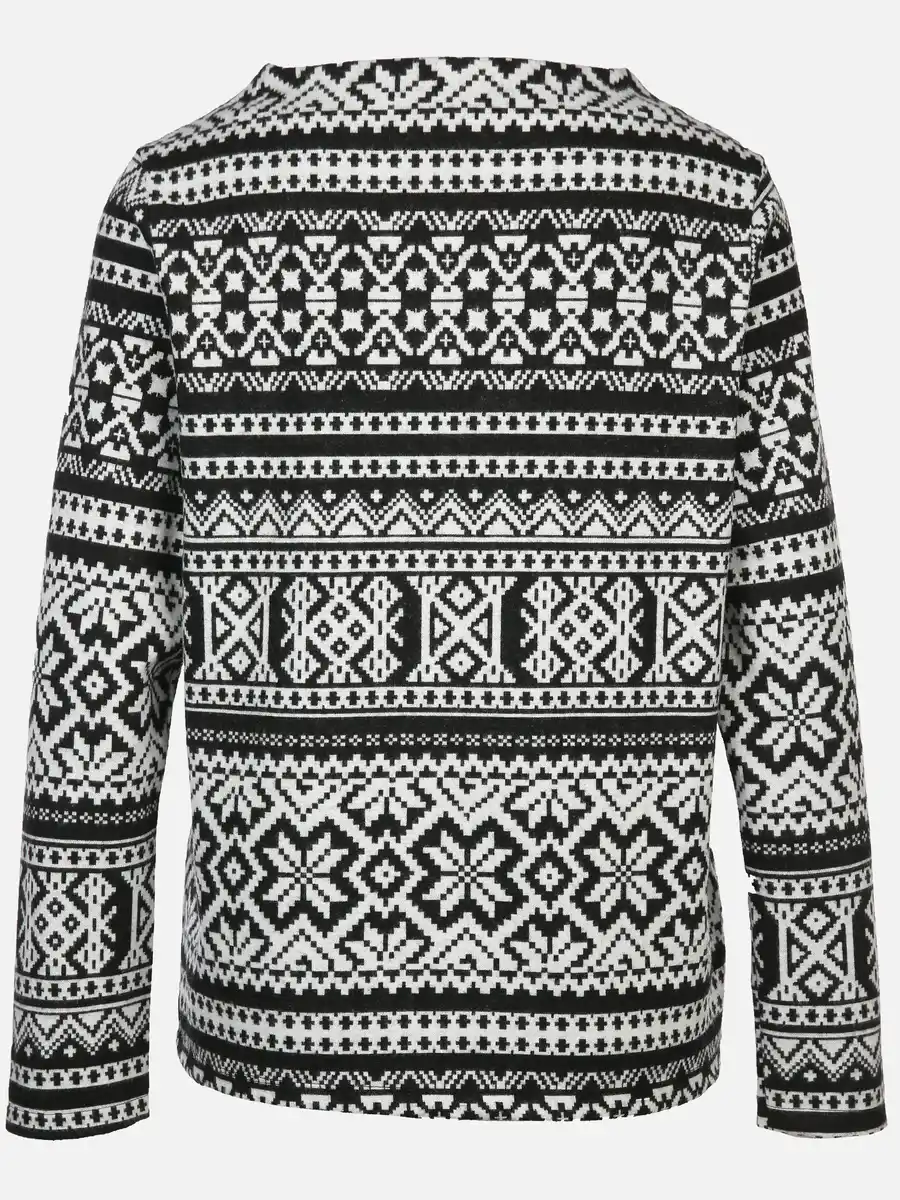 Bild 2 von Damen Flauschshirt im Norweger Design Grau