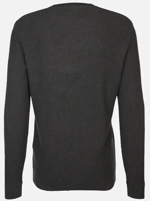 Bild 2 von Herren Strickpullover Schwarz