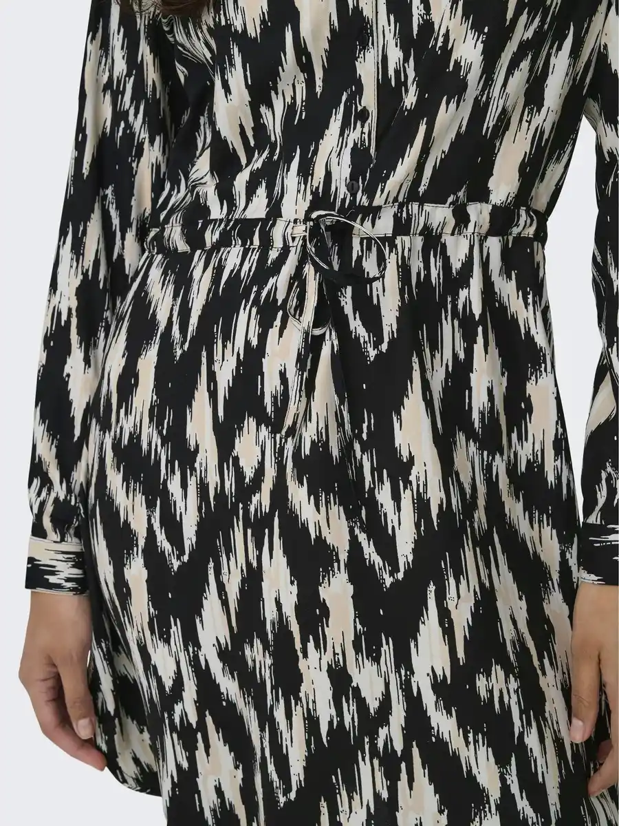 Bild 3 von Only ONLCORY L/S V-NECK TU Kleid Schwarz