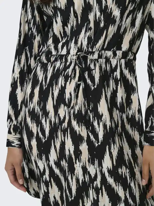 Bild 3 von Only ONLCORY L/S V-NECK TU Kleid Schwarz