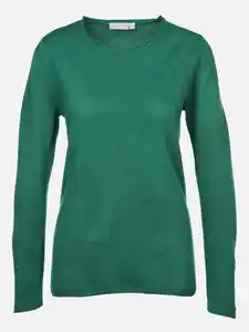 Damen "Cashmere-Like" Pullover Grün