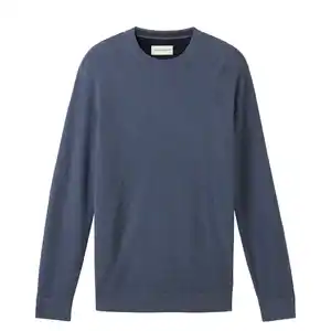 Herren Pullover mit Struktur Blau