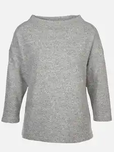 Damen Flauschshirt Grau