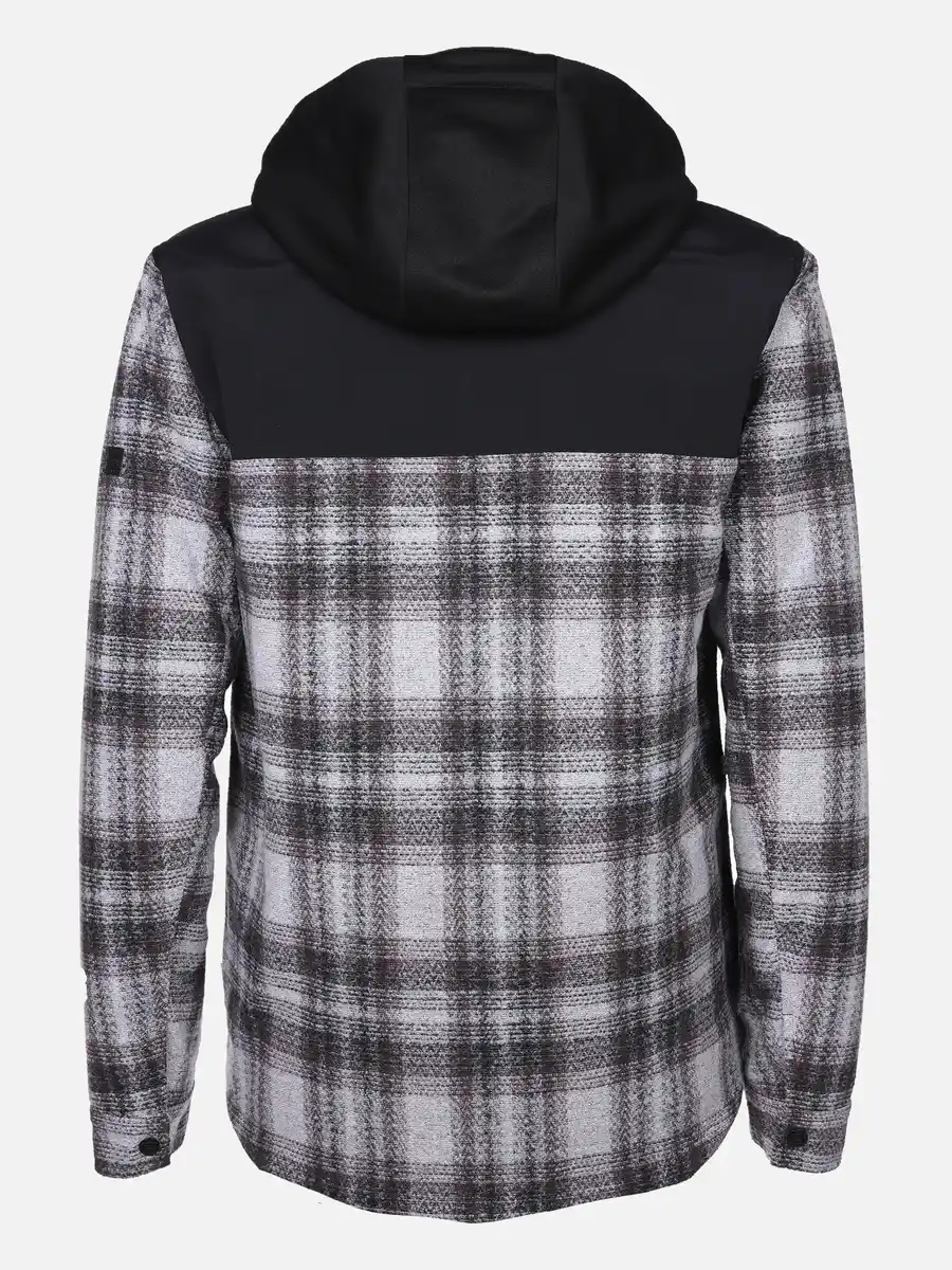 Bild 2 von Herren Overshirt mit Kapuze Braun