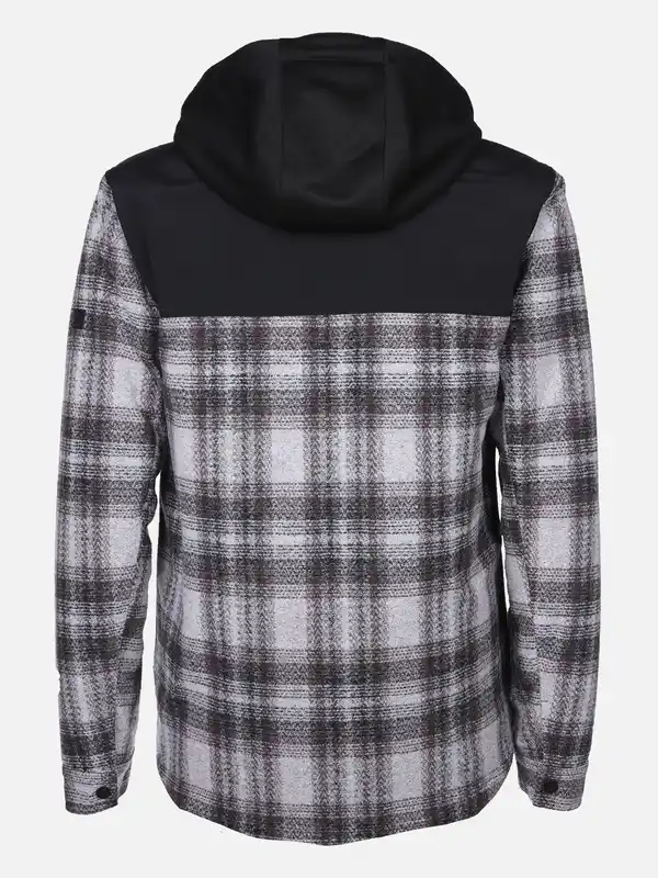 Bild 2 von Herren Overshirt mit Kapuze Braun