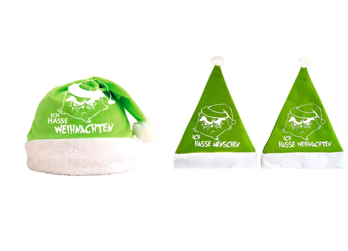 Bild 1 von Plüschmütze 'Festtagsmuffel' mit Bommel