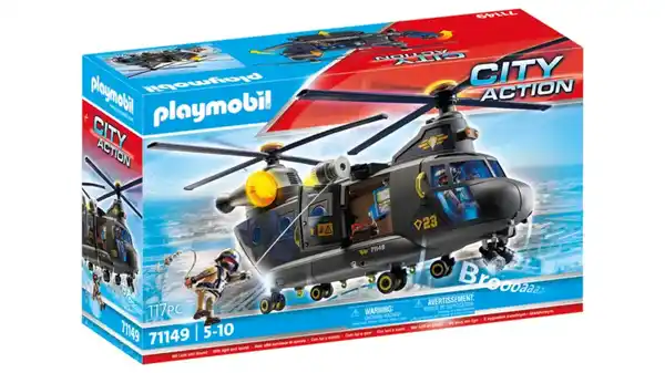 Bild 1 von PLAYMOBIL 71149 - City Action - SWAT-Rettungsflugzeug