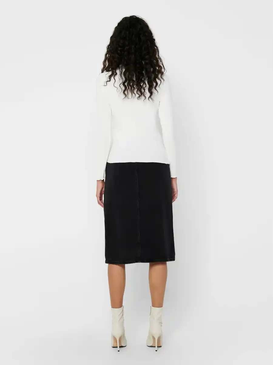 Bild 4 von Only ONLEMMA L/S HIGH NECK Langarmshirt Weiß