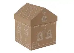 Dekobox 'Lebkuchenhaus' ca. 14 x 13 x 17 cm