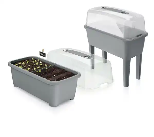 Bild 2 von Garden 2 in 1 Hochbeet-Gewächshaus 77 x 38,7 x 82 cm