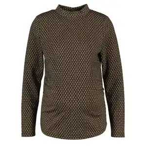 Damen-Umstandstop Lange Ärmel, Hellbraun, 48