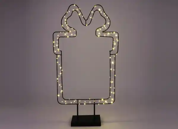 Bild 1 von Große LED-Metalldeko 130 LEDs Warmweiß Geschenk für den Außenbereich