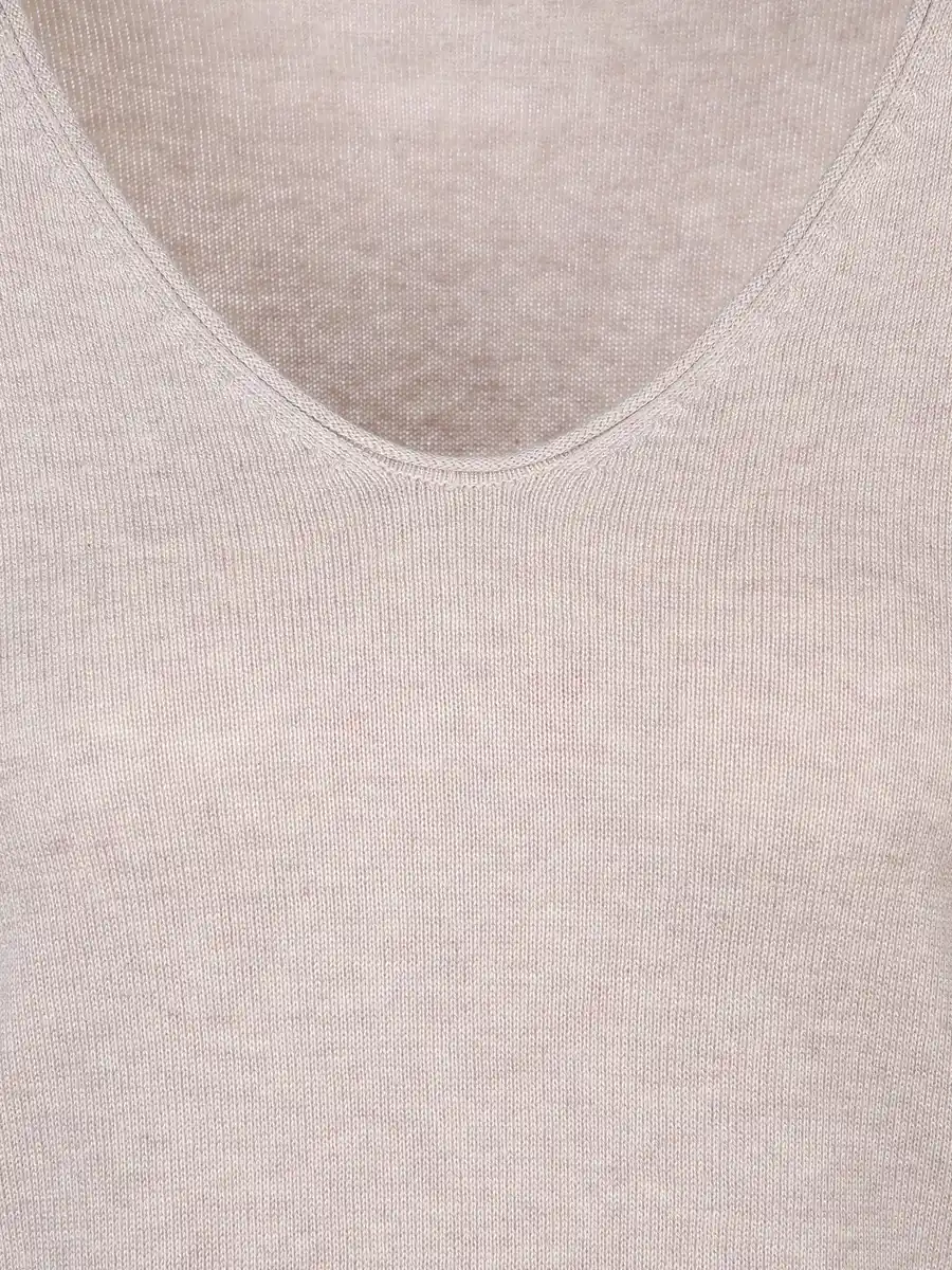 Bild 3 von Damen Pullover mit V-Ausschnitt Braun