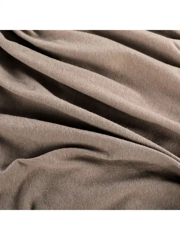 Bild 2 von Jersey-Spannbettuch, 150x200cm Braun