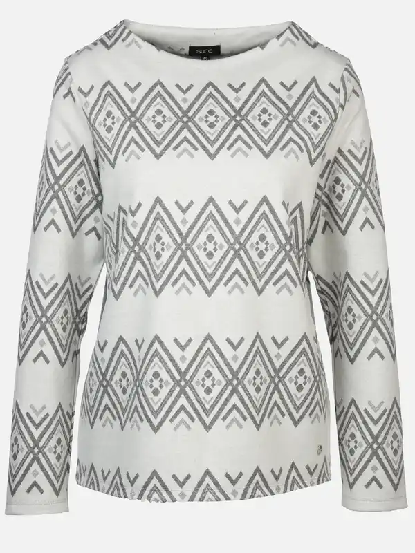 Bild 1 von Damen Flauschshirt im Norweger Design Grau