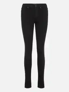 Vero Moda VMTANYA MR S PIPING J Jeans Schwarz