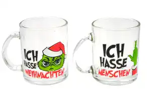 Henkelglas 'Festtagsmuffel' ca. 350ml
