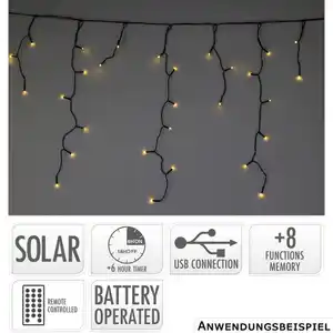 Solar Lichterkette 480 LEDs warmweiß 21 m