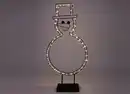 Bild 1 von Große LED-Metalldeko 95 LEDs Warmweiß Schneemann für den Außenbereich