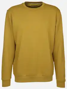 Herren Sweatshirt mit Stickerei Gelb