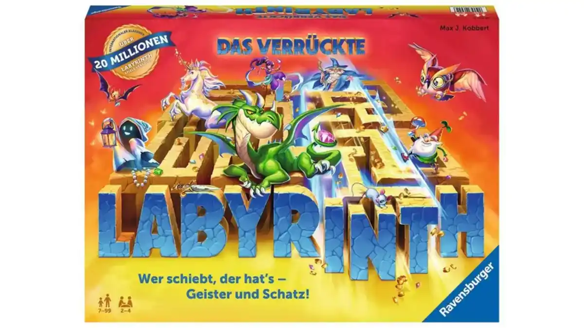 Bild 1 von Ravensburger Spiel - Das verrückte Labyrinth - Spieleklassiker für 2 - 4 Personen ab 7 Jahren